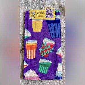 Blue Q ‘I’d Juice That’ Kitchen Tea Towel NWT